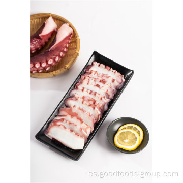 Alimentación saludable Hervida por rebanada de pulpo para delicioso